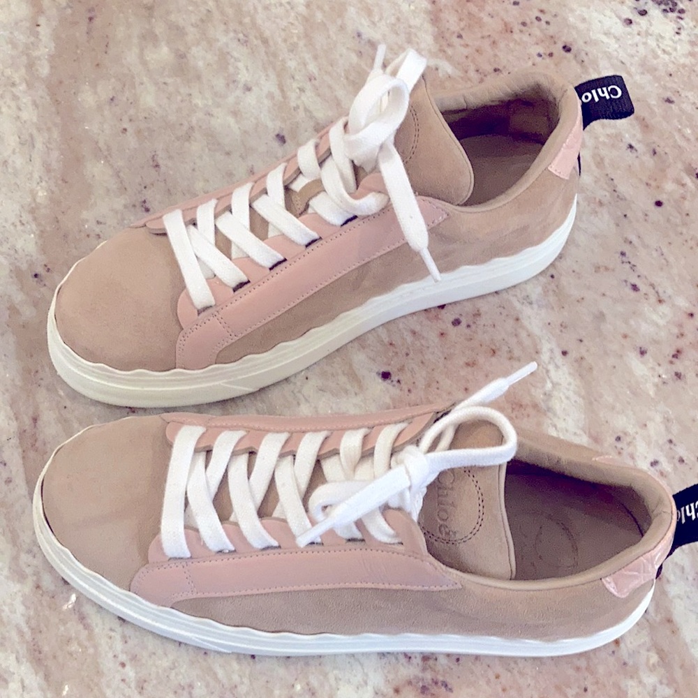 Chloe Lauren Scalloped Sneaker